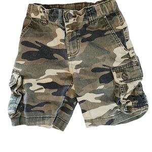 Wonder Nation Camouflage Cargo Shorts for Kids